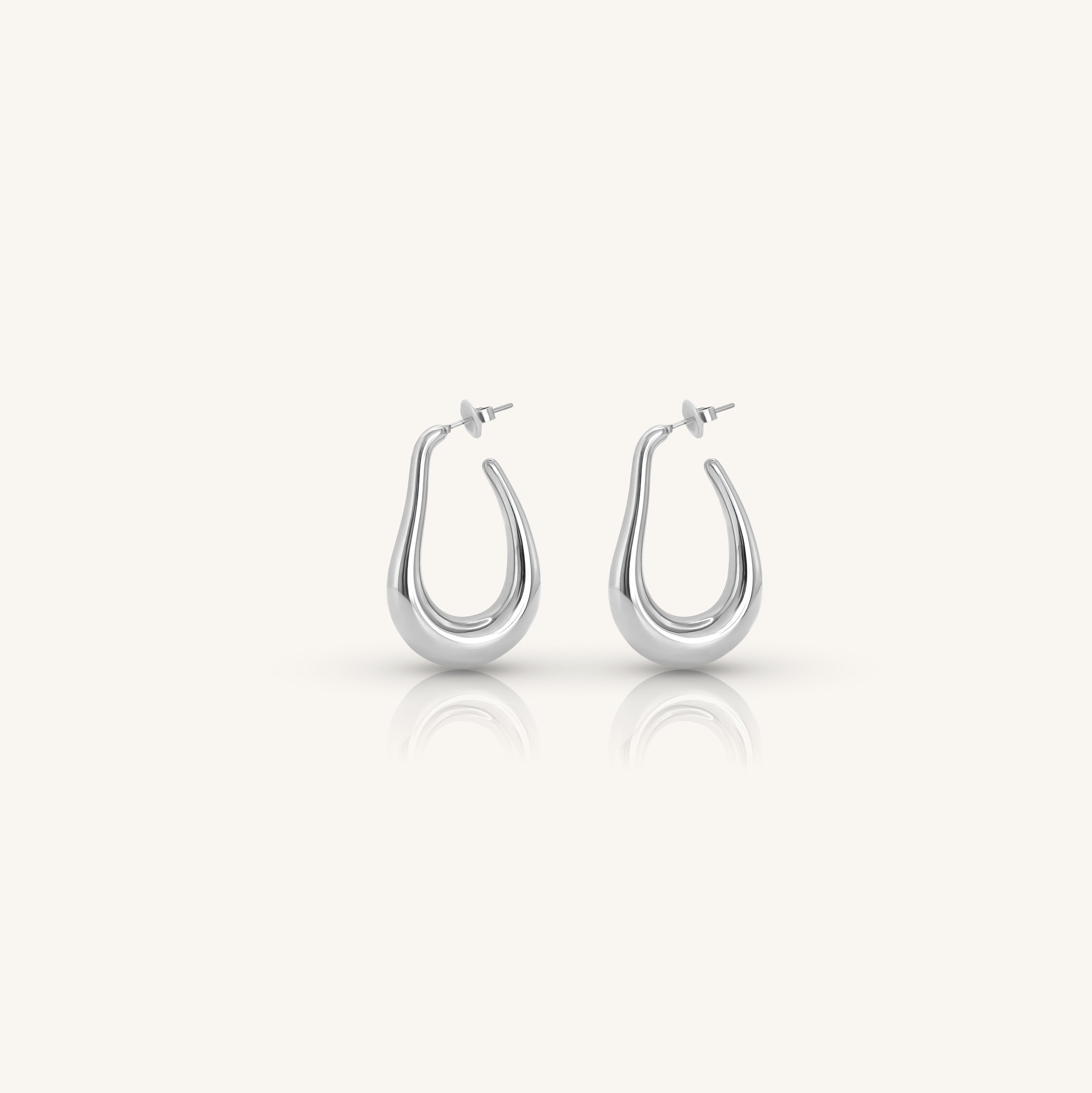 Gaia Hoops Mini - Silver