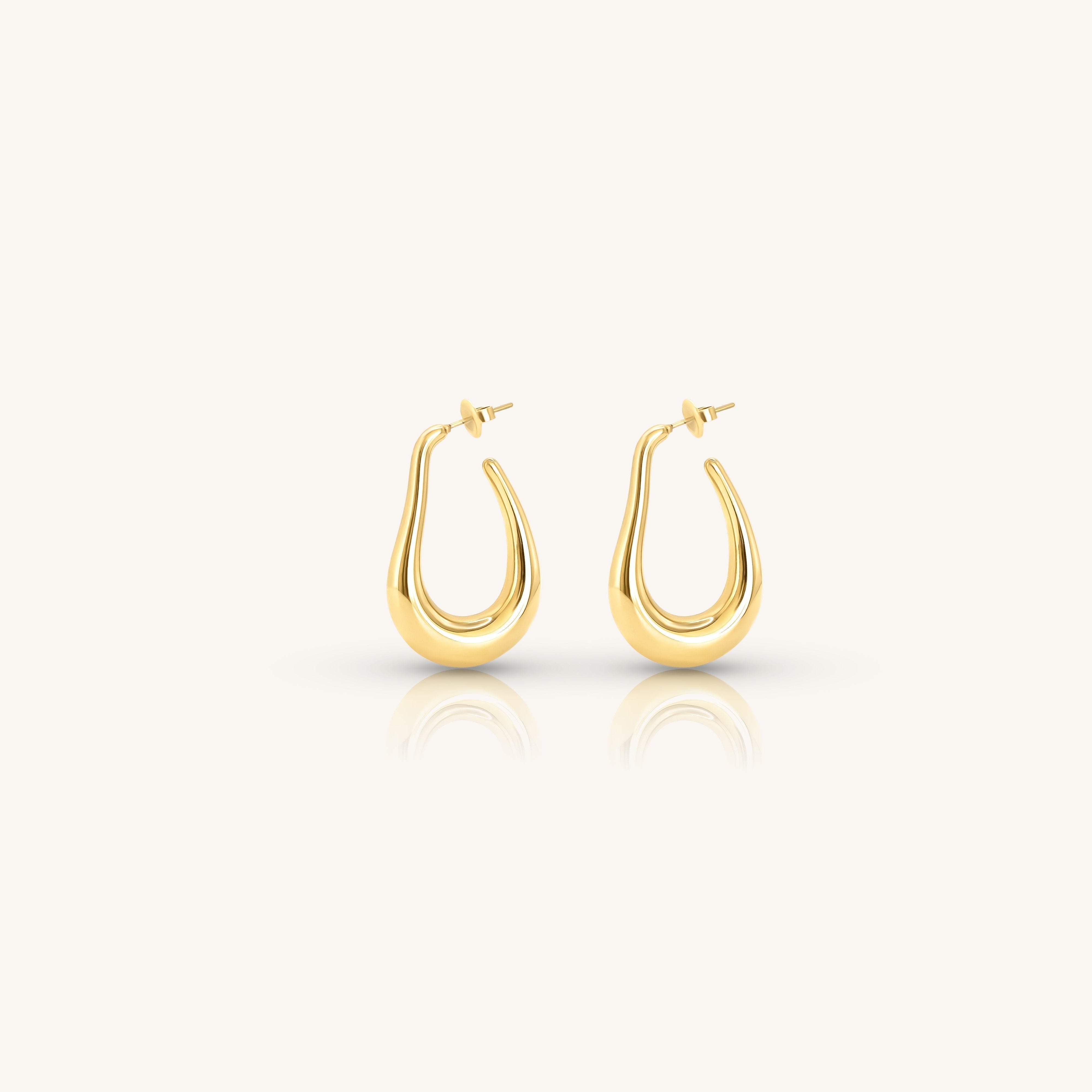 Gaia Hoops Mini - Gold