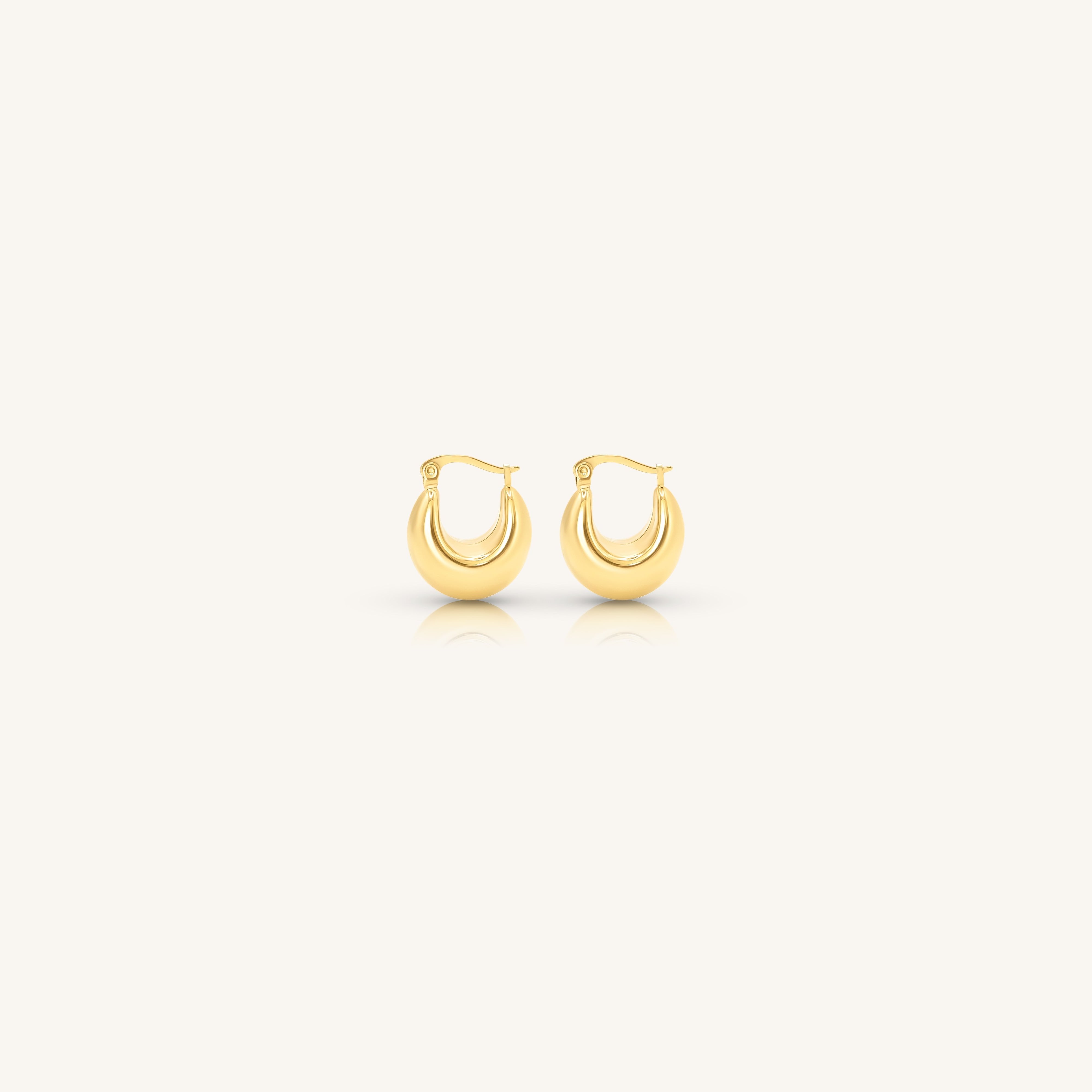 Eugenia Everyday Hoops Mini - Gold