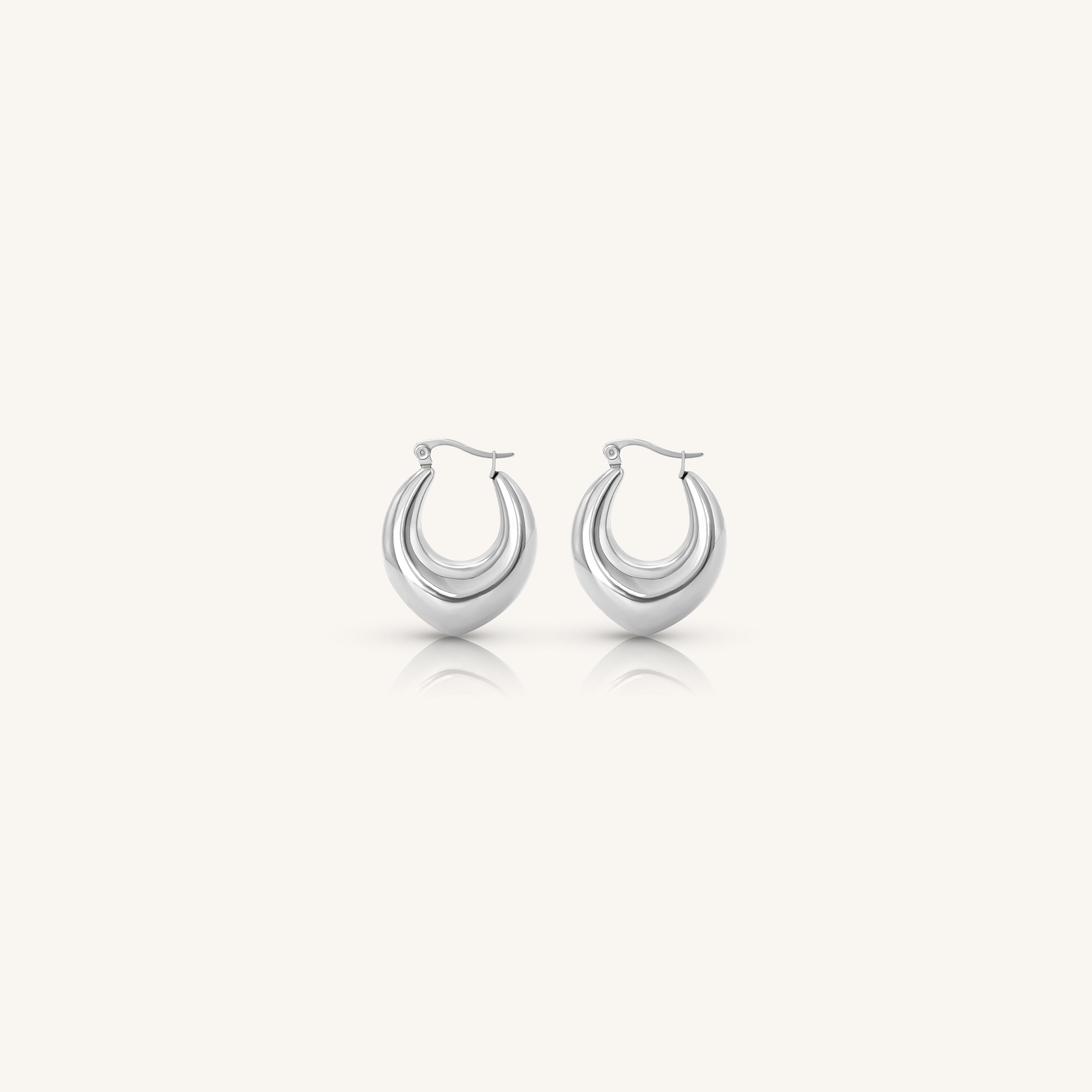 Phoebe Everyday Hoops - Silver
