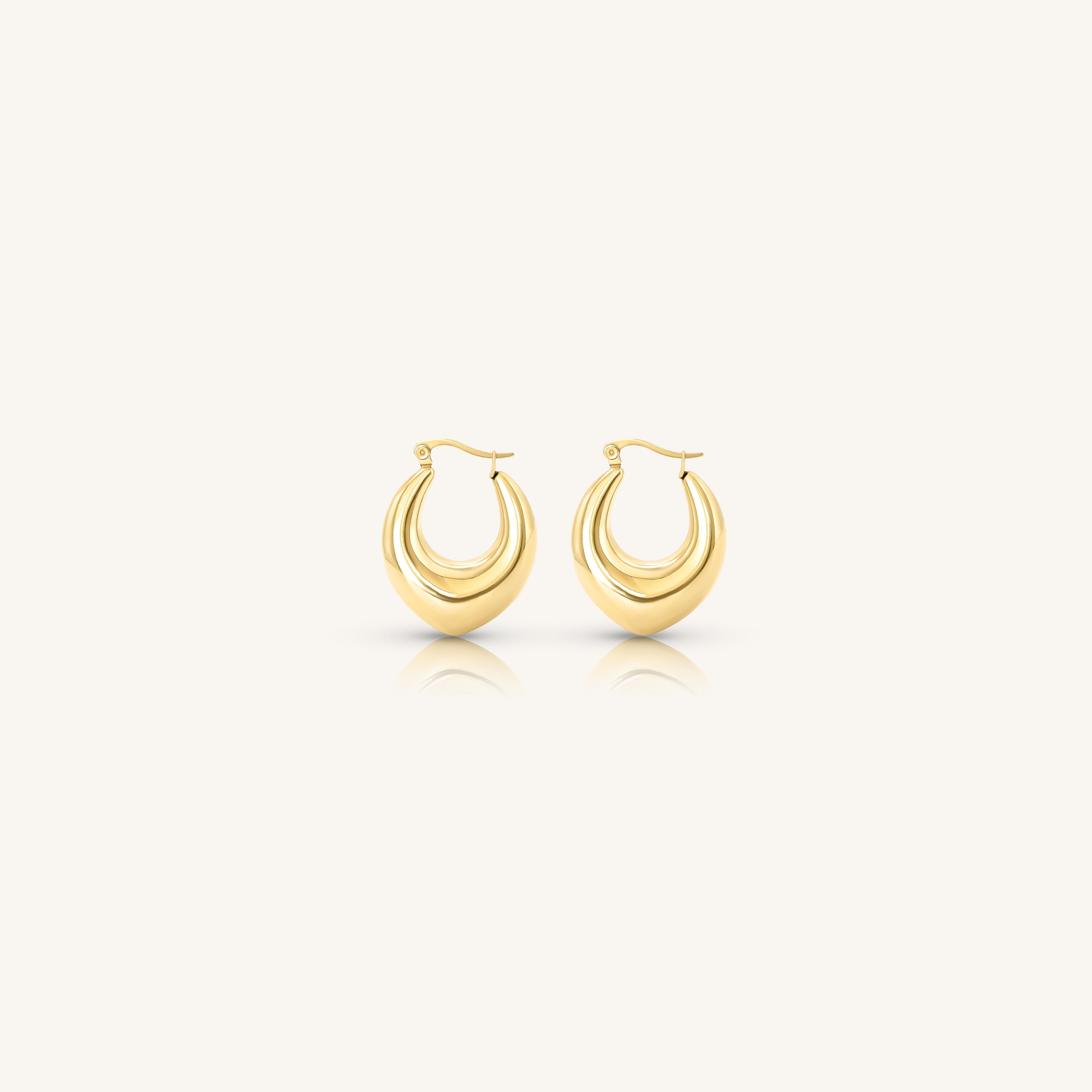 Phoebe Everyday Hoops - Gold