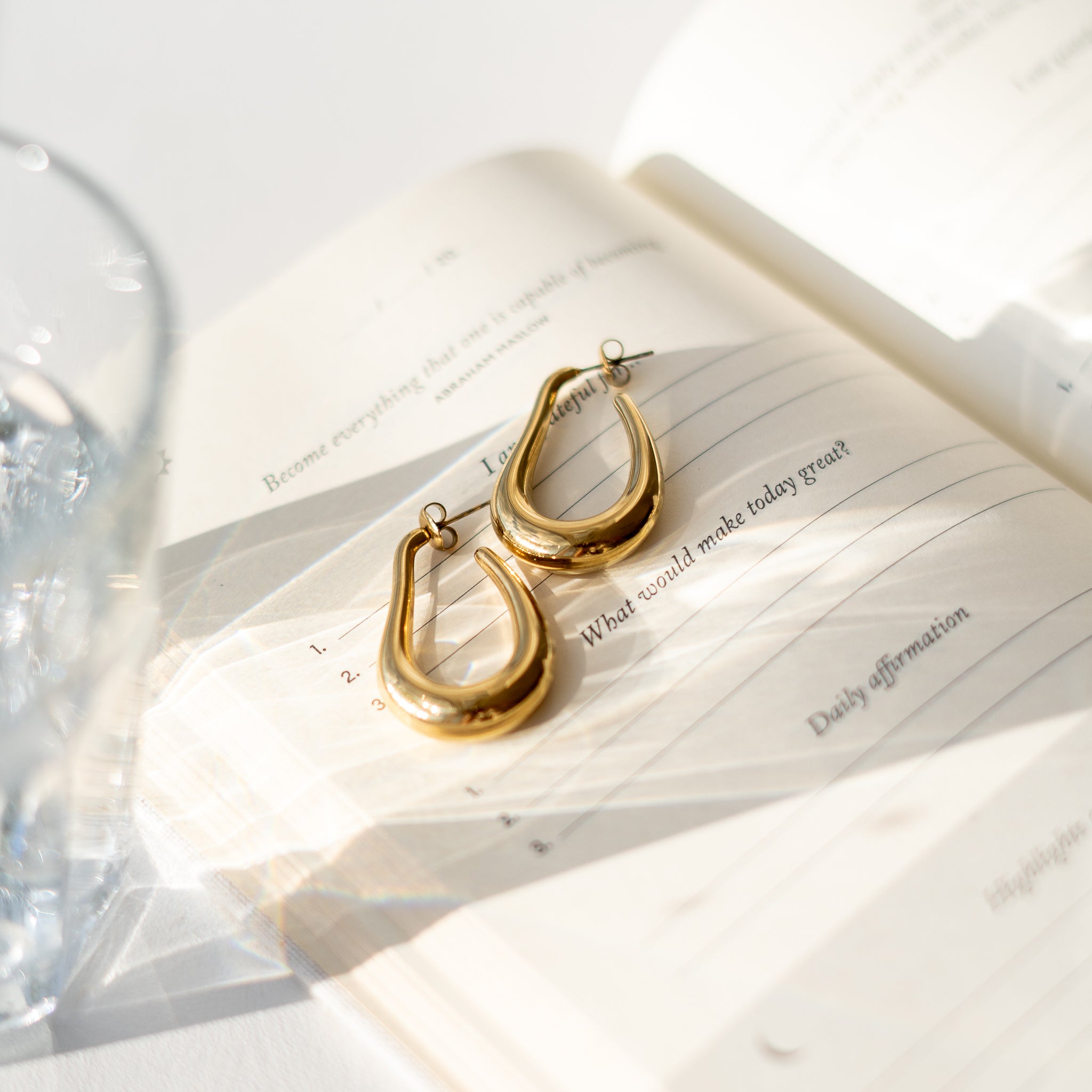 Gaia Hoops Mini - Gold