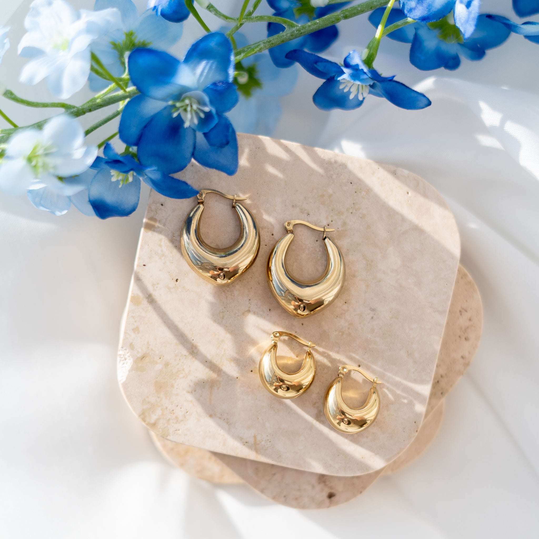 Phoebe Everyday Hoops - Gold