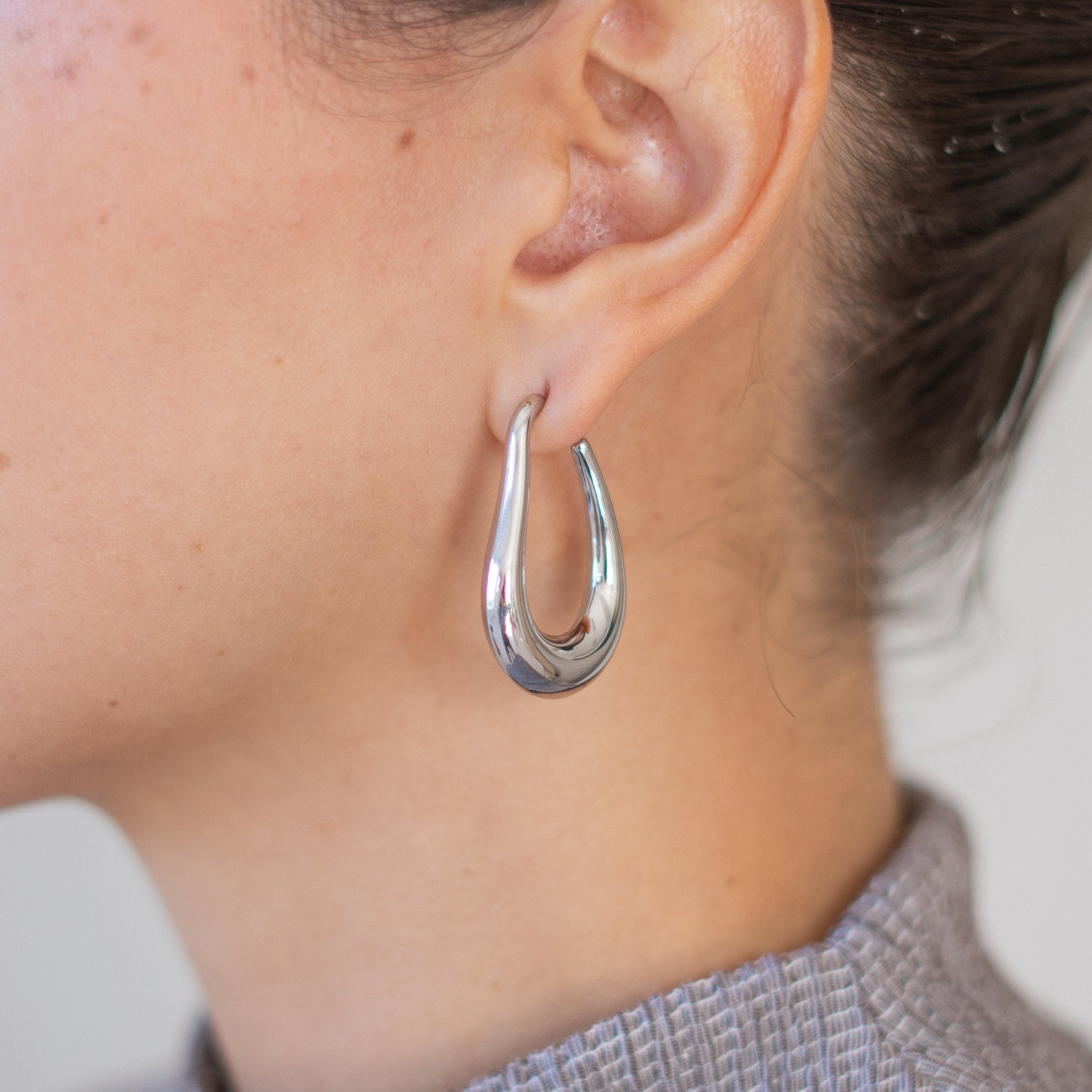 Gaia Hoops Mini - Silver