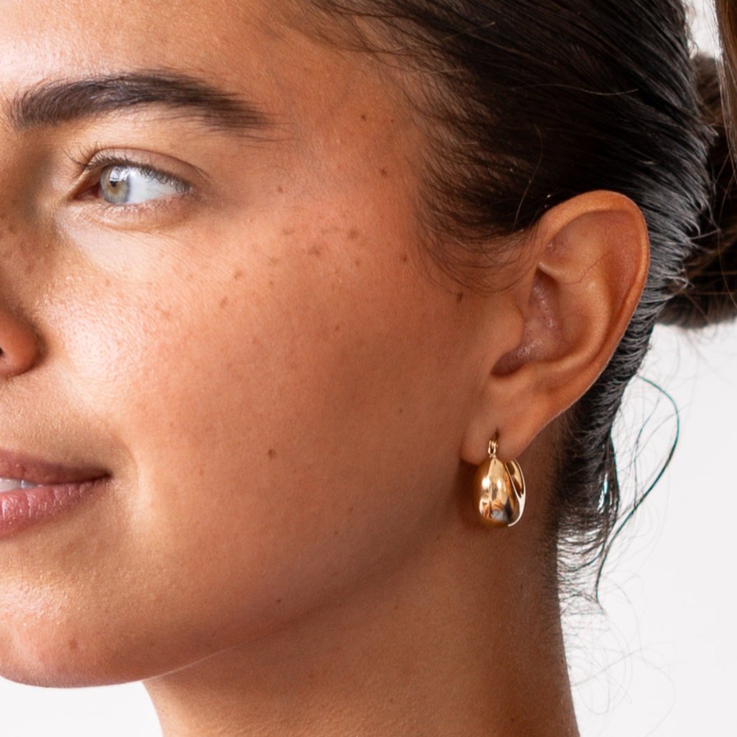 Eugenia Everyday Hoops Mini - Gold